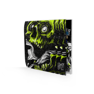 Billetera Skull Green